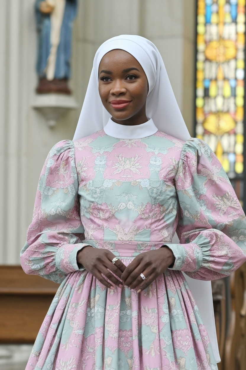 17. Soft Pastel Church Outfit Black Women Inspirations outfit idea