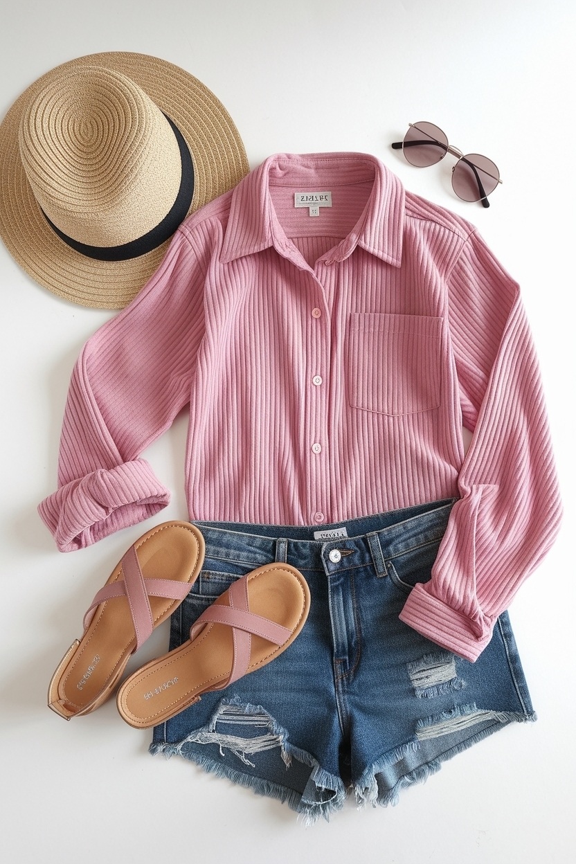 Pink Button Up Shirt Outfit: Versatile Styles for All Occasions outfit idea
