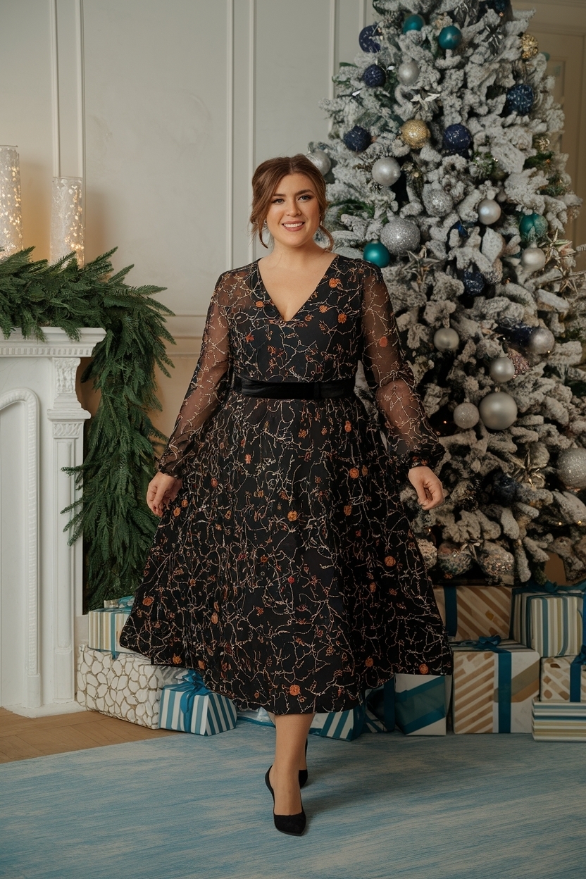 Plus Size Holiday Party Outfit Essentials for Confidence outfit idea