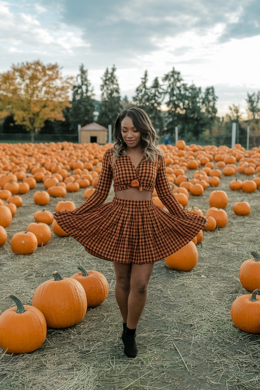 Pumpkin Patch Outfit Black Women: Chic Choices outfit idea