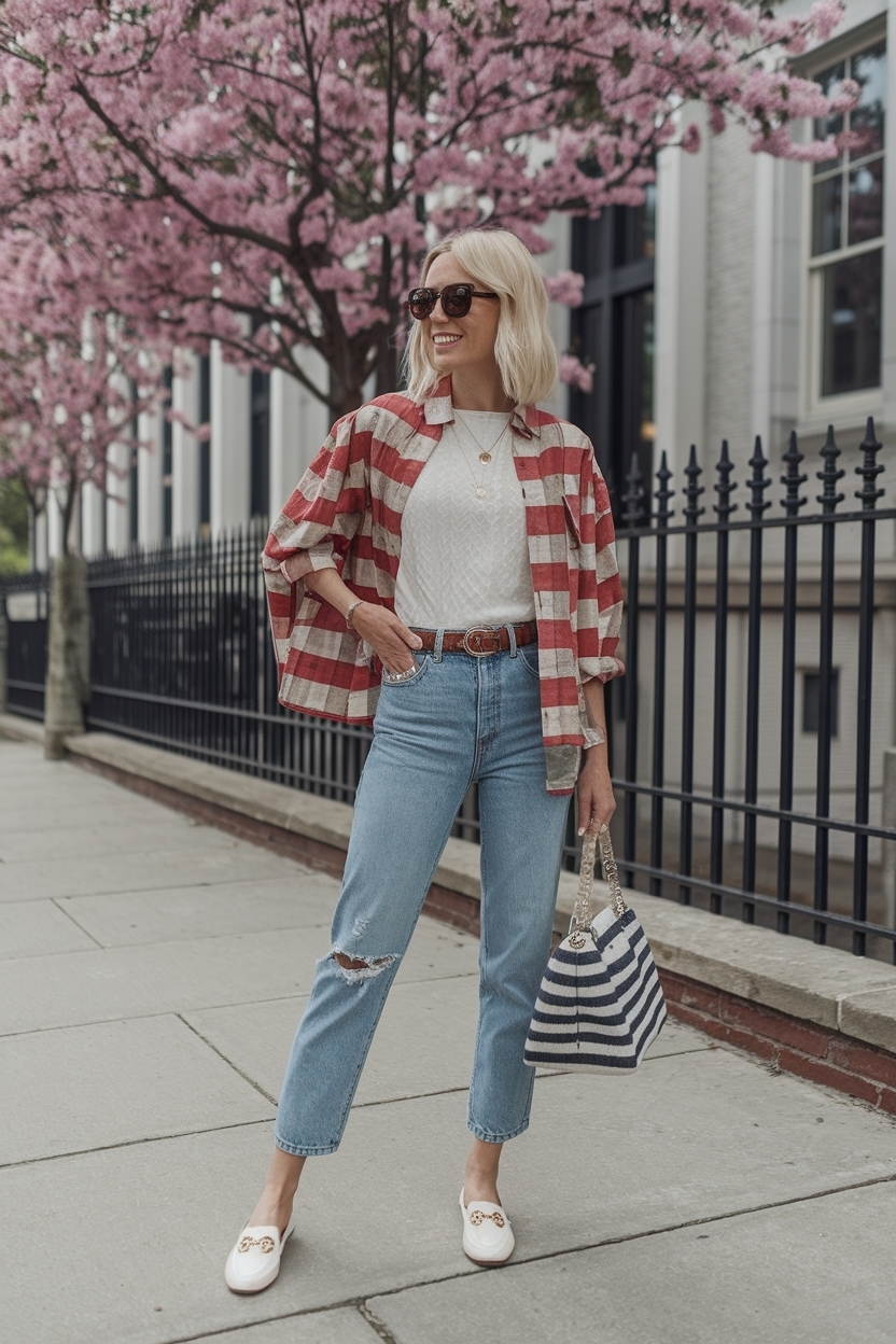 Spring Jeans Outfit Casual Styles: Chic and Comfortable Looks outfit idea