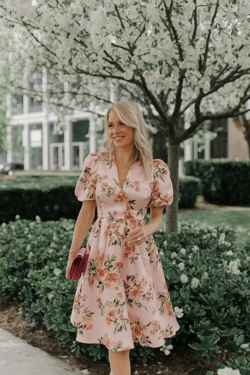 Spring Wedding Guest Dress Classy: Timeless Elegance Awaits outfit idea