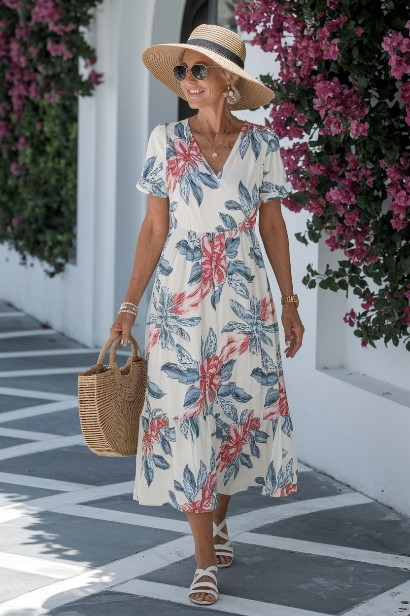 Summer casual dresses for women over 60: Relaxed Vibes outfit idea