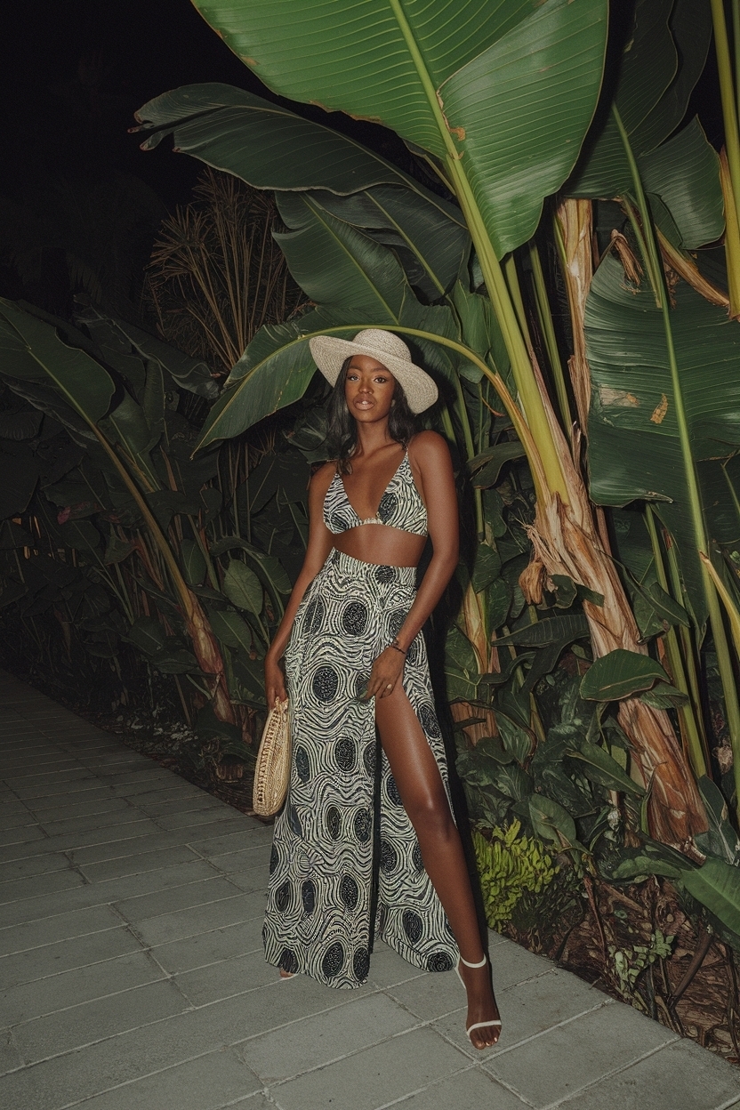 Summer Club Outfits Night Black Women: Hot Weather Style outfit idea