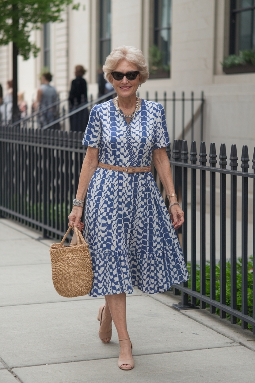 Summer Dresses for Older Women Over 50 F: Fun Options outfit idea