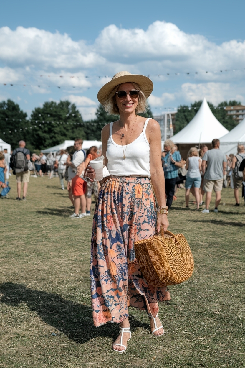 Summer Festival Outfit for Women Over 40: Fun Styles outfit idea
