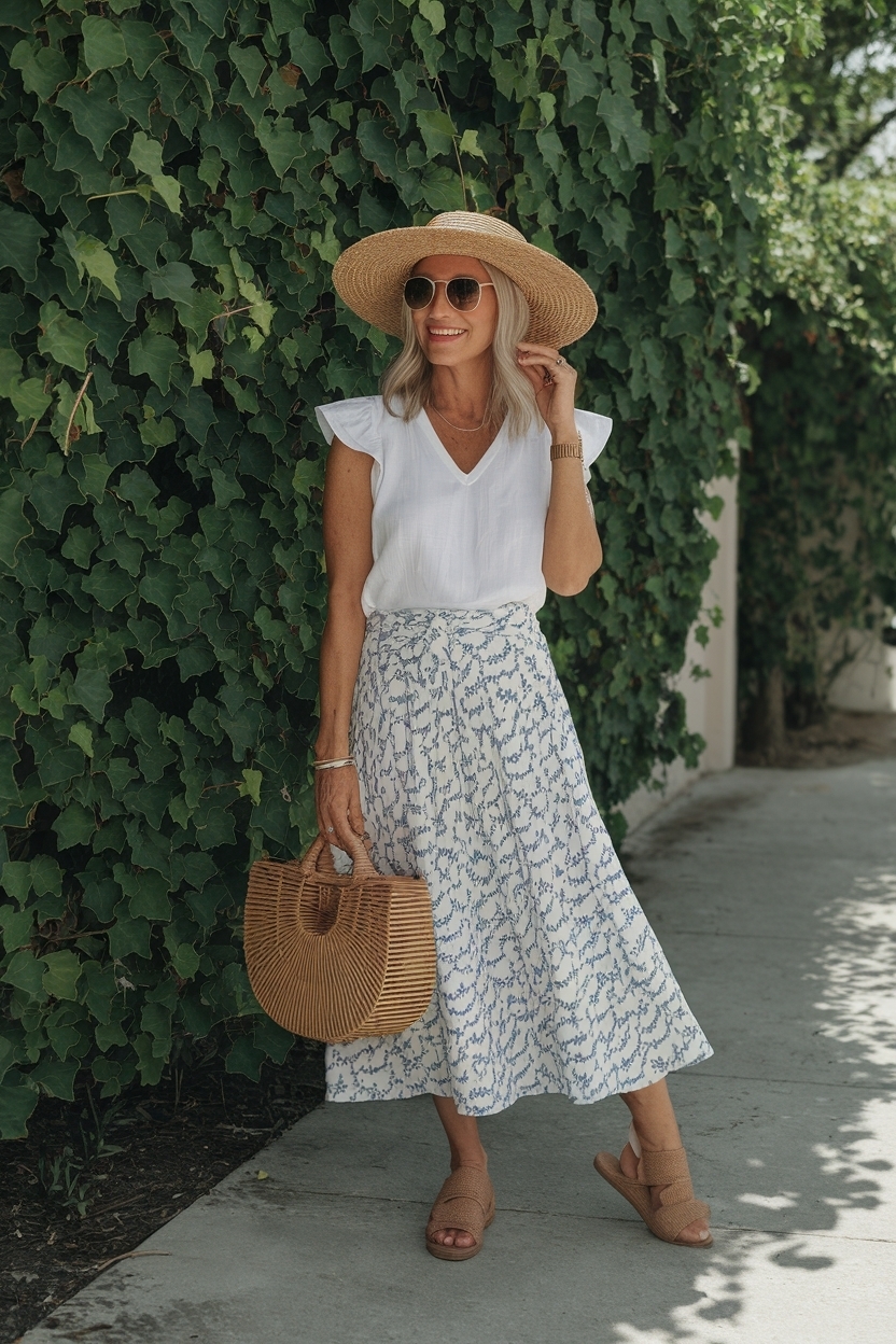 Casual Summer Outfits Women Over 40 for Moms on the Go outfit idea