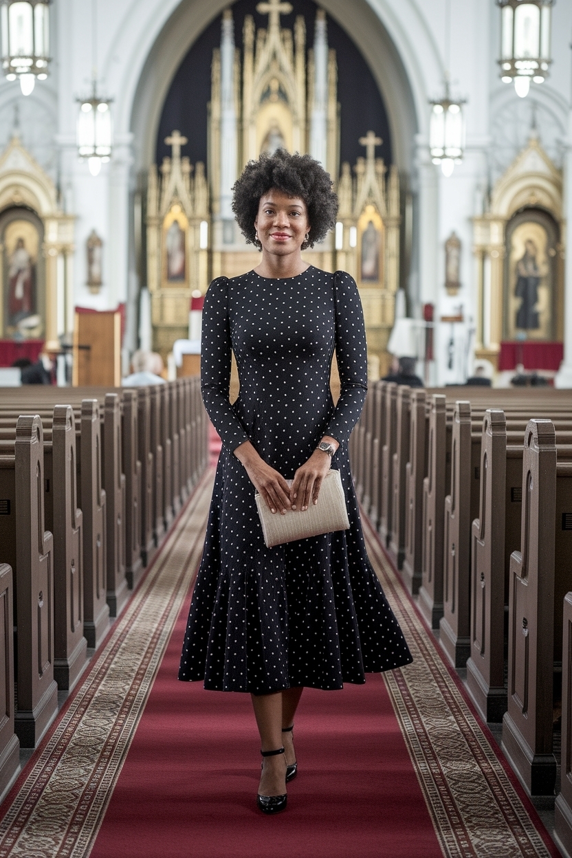 Stylish sunday church outfit black women dress Inspirations outfit idea