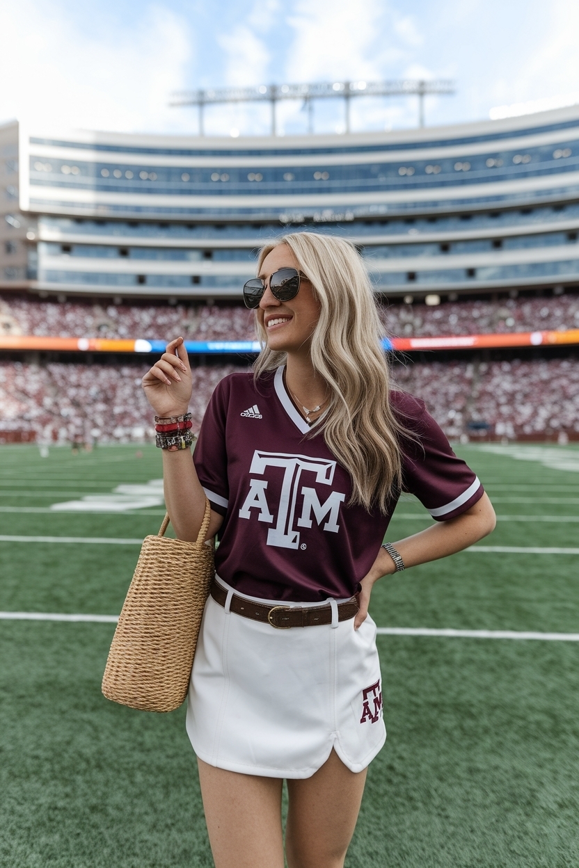 Texas A M Game Day Outfit: Spirit and Style Combined outfit idea