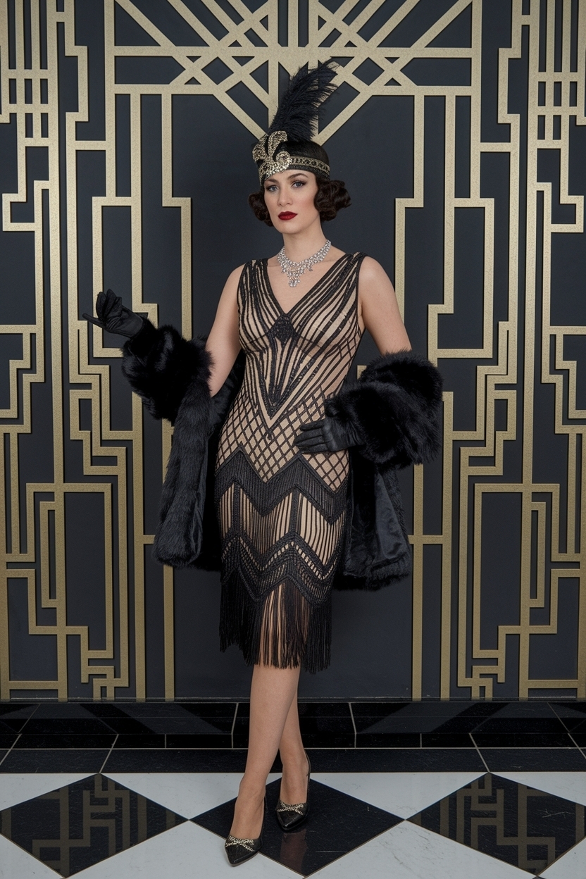 The Great Gatsby Outfit Ideas: Vintage Glamour Awaits outfit idea