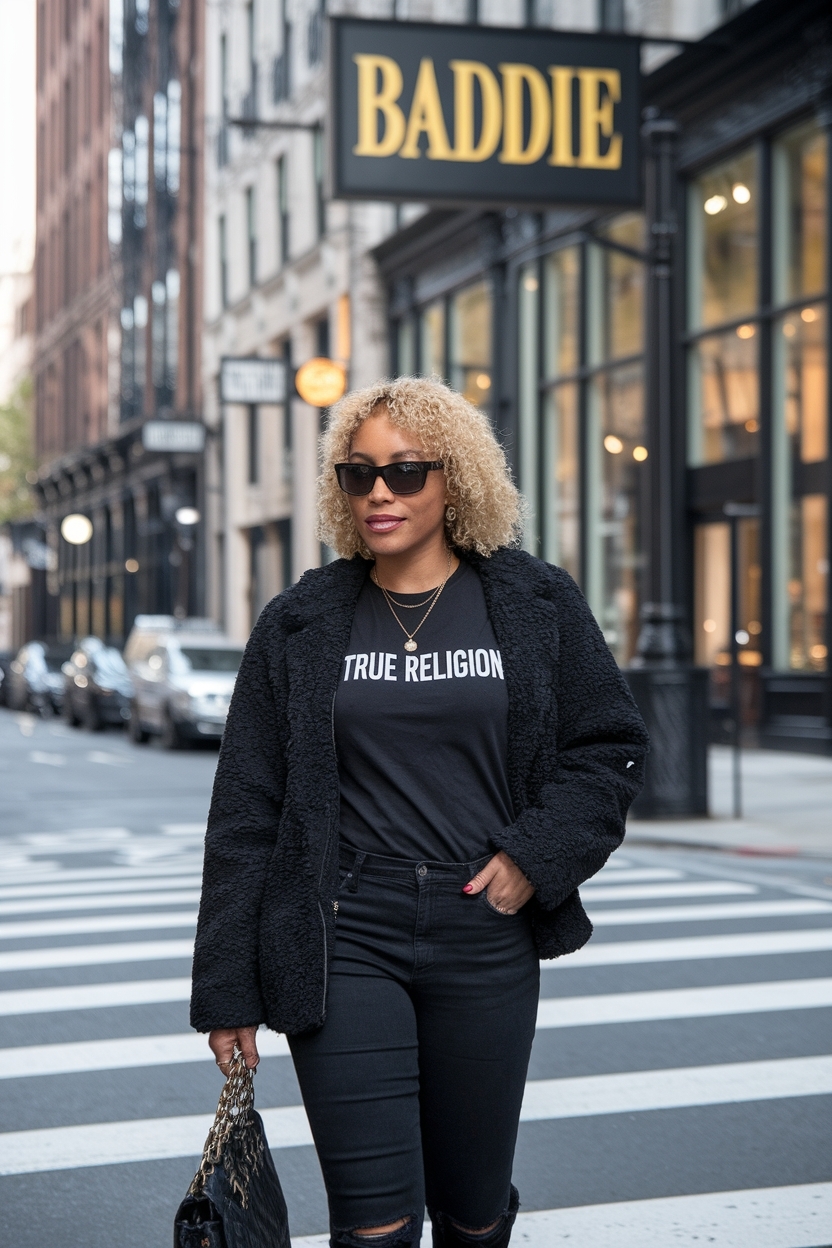 True Religion Outfits Black Women Baddie: Denim Done Right outfit idea