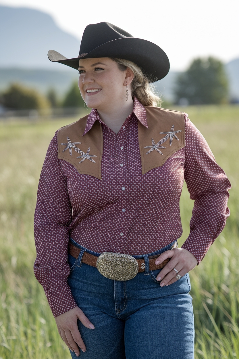 Western Outfits Women Plus Size: Trendy and Comfortable Looks outfit idea