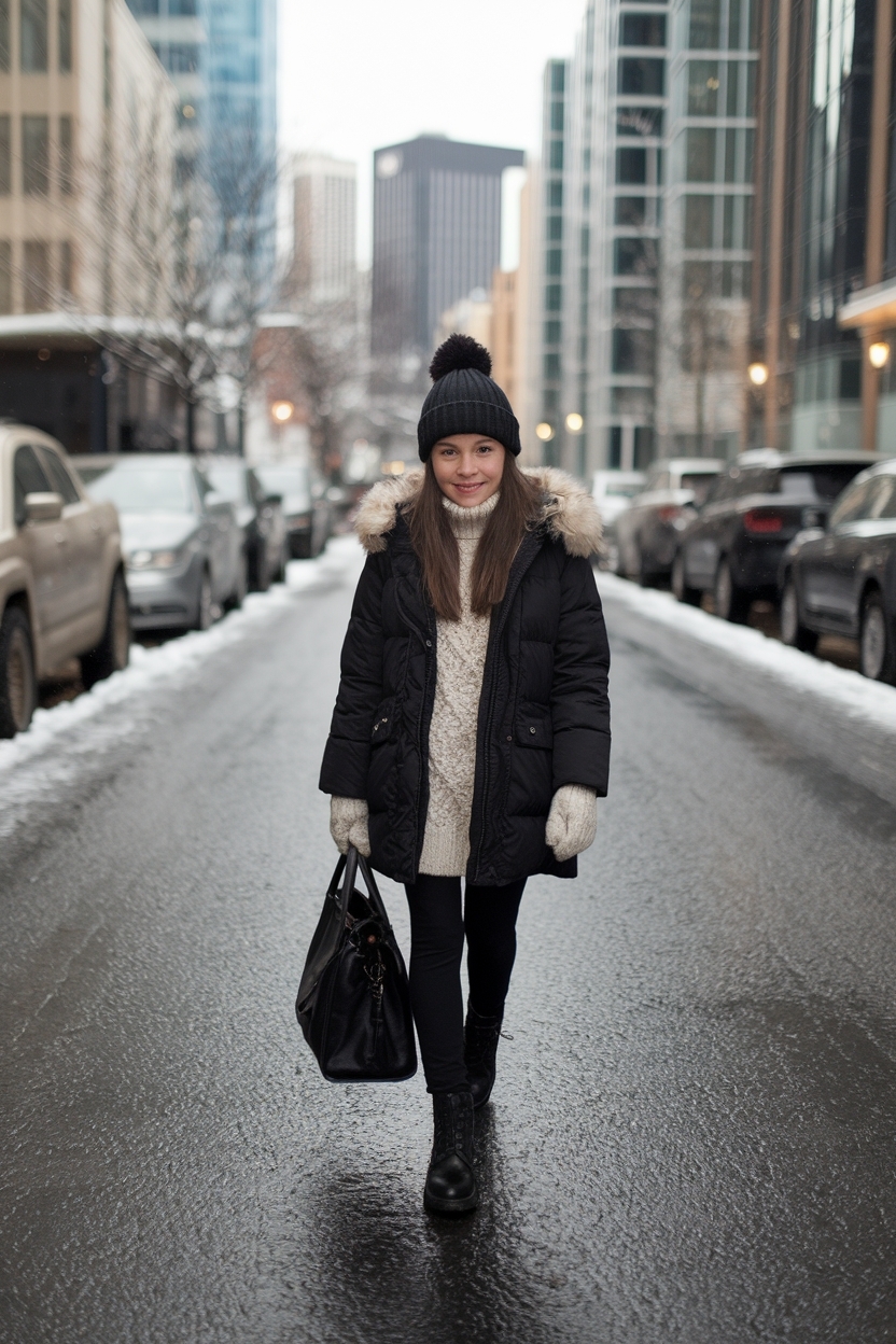 Winter Black Girls Outfit Ideas for Bold Fashion outfit idea