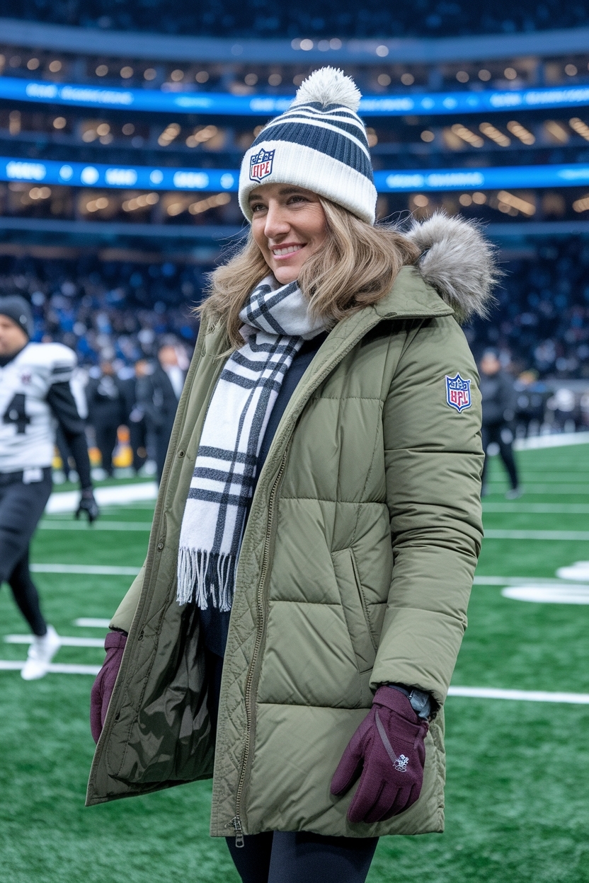 Winter Football Game Outfit Cold Weather: Stay Warm and Stylish outfit idea